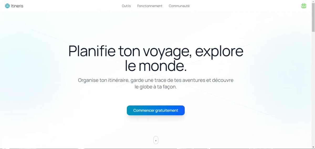 Planificateur de voyage